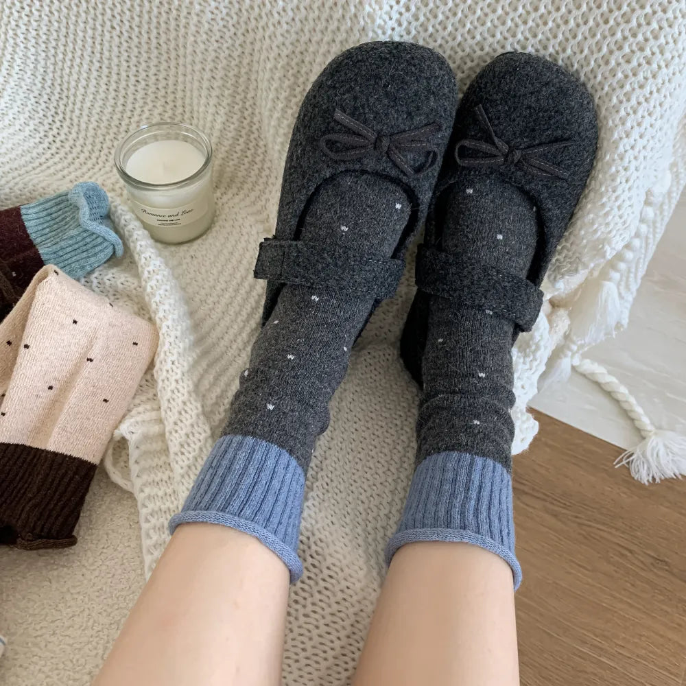 Calcetines Lunares Elegantes