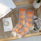 Calcetines Tul Cuadros Vintage