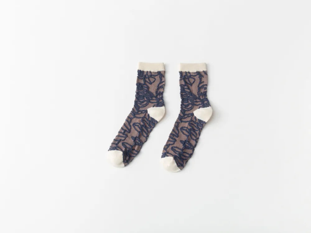 Calcetines con Estampado Floral