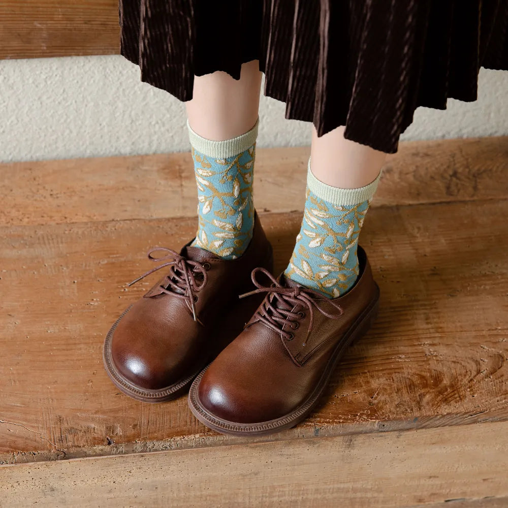 Calcetines con Estampado Floral