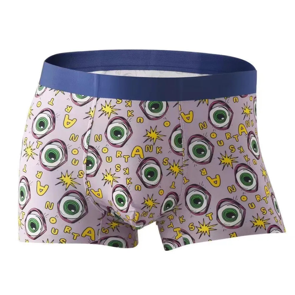 Calzoncillo Bóxer Estampado de Ojos