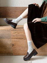 Calcetines con Estampado Floral