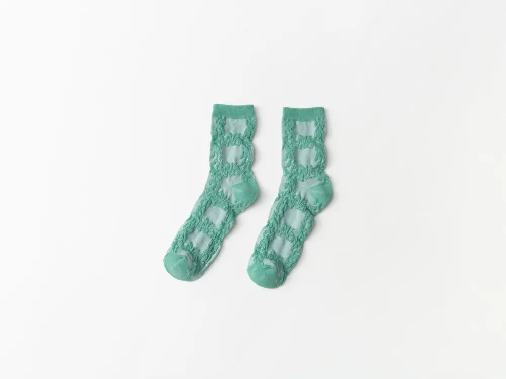Calcetines con Estampado Floral