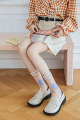 Calcetines Tul Flores Vintage