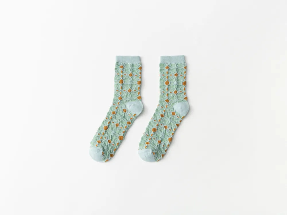 Calcetines con Estampado Floral