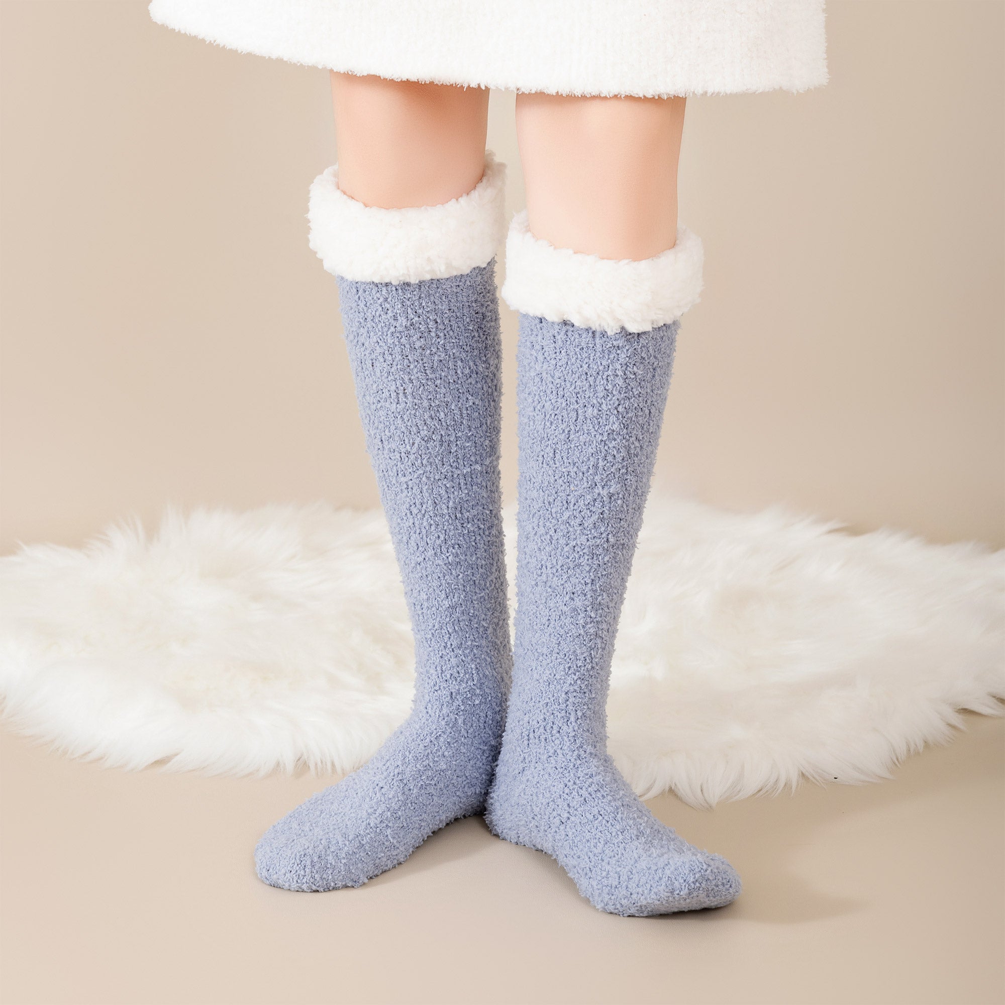 Calcetines Altos de Algodón — Comodidad y Estilo