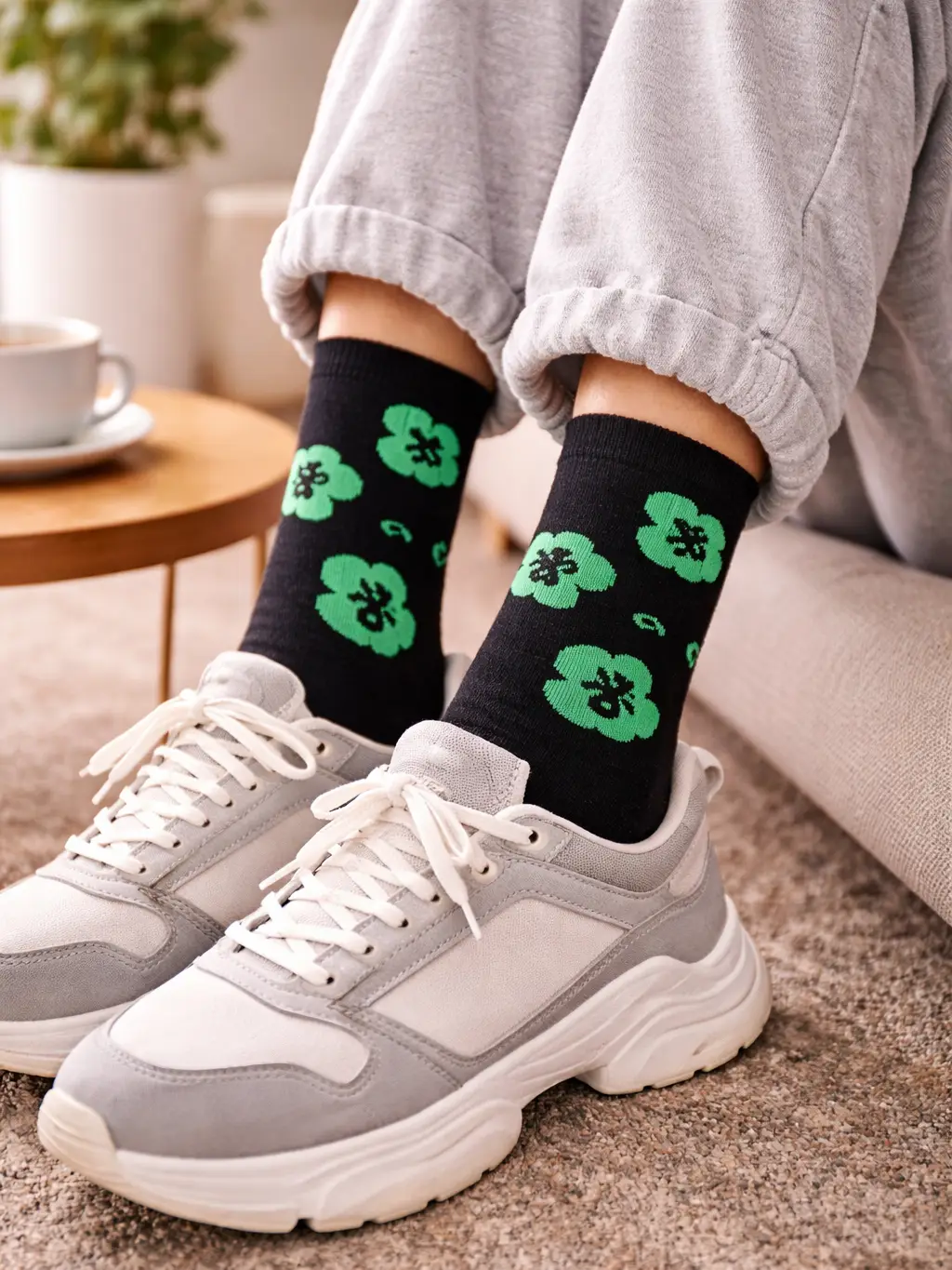 🌸 Calcetines Green Bloom