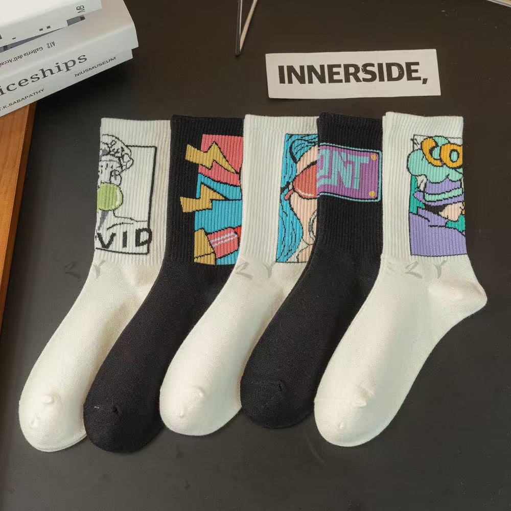 Calcetines con Ilustración Cartoon