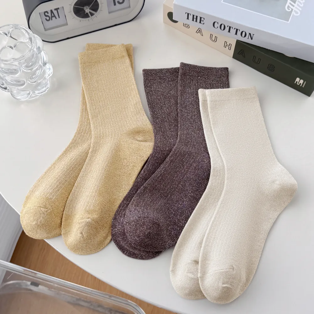 Calcetines Brillo Elegante ✨🧦💫