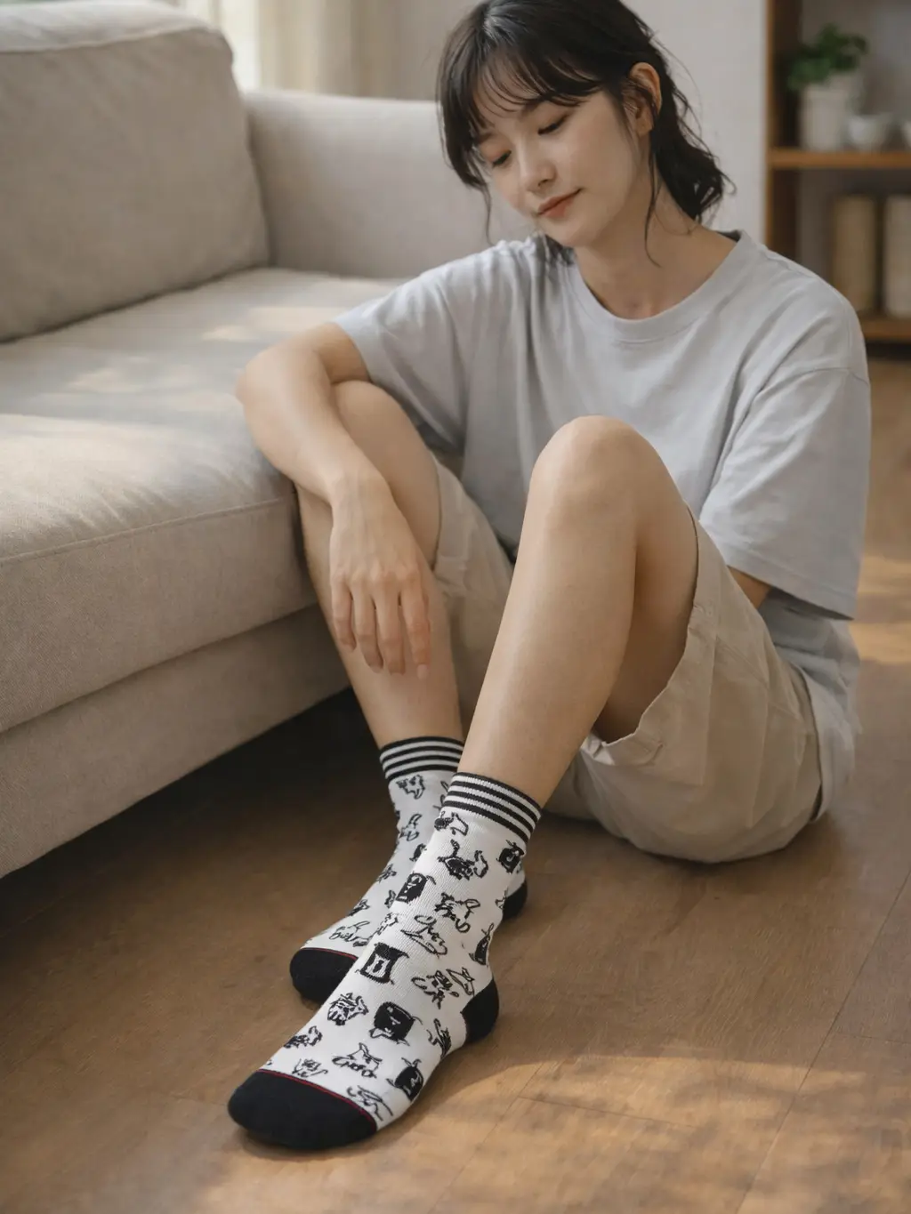 Calcetines “Hello Cat” 🐱👋🧦