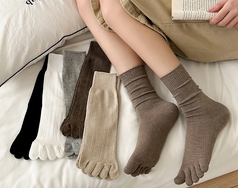 Calcetines Medias Dedos Libres Chic 🧦✨🦶